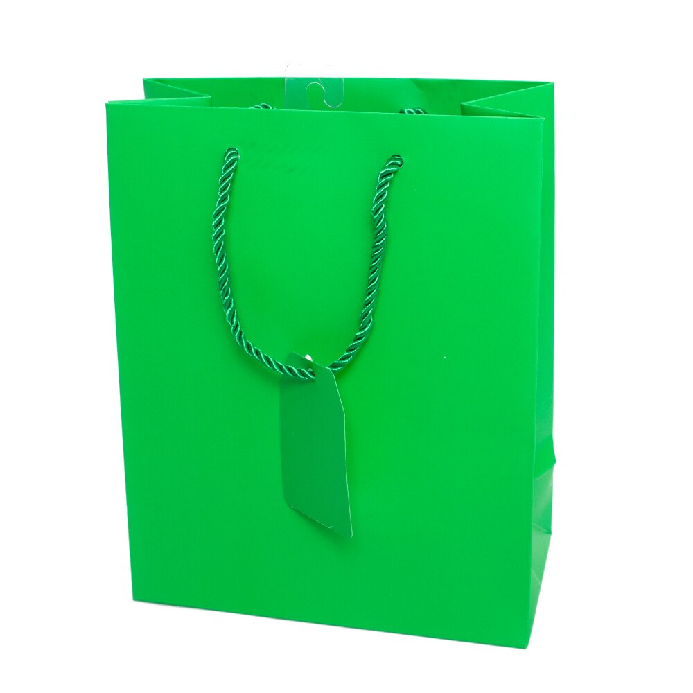 Jillson, Matte, Medium, Tote, Gift Bag, Green